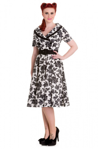 Robe florale années 50 robe-florale-annees-50